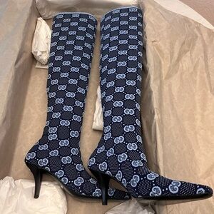 Gucci Canvas Sock Boots